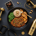 TITAN Nigerian Vegan Egusi Stew & Brown Rice Lunch Bowl