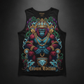 TITAN Men's Muscle Tee - Gorilla King Crown Edition Design