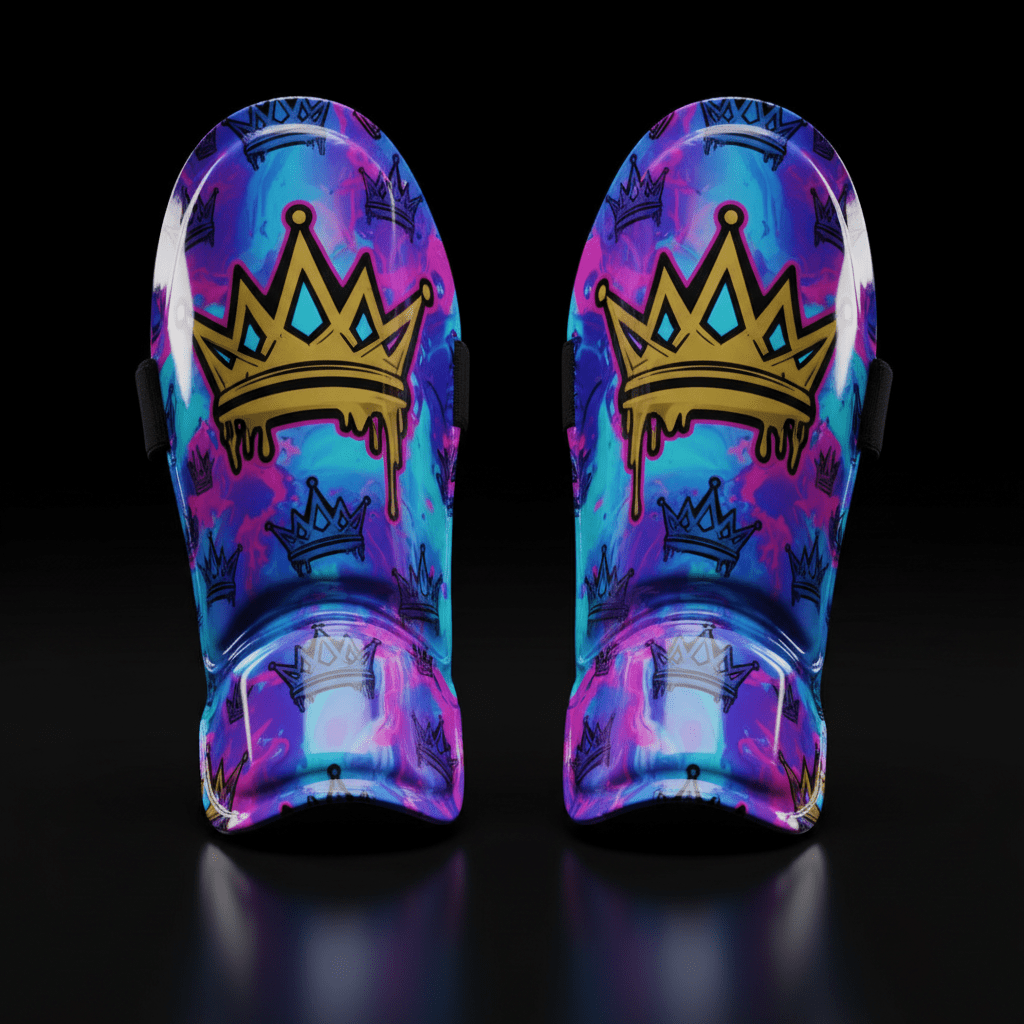 TITAN Shin Guards Galaxy Crown SWAG Edition