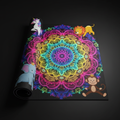 TITAN Kids Yoga Mat Animal Crown Kingdom Edition