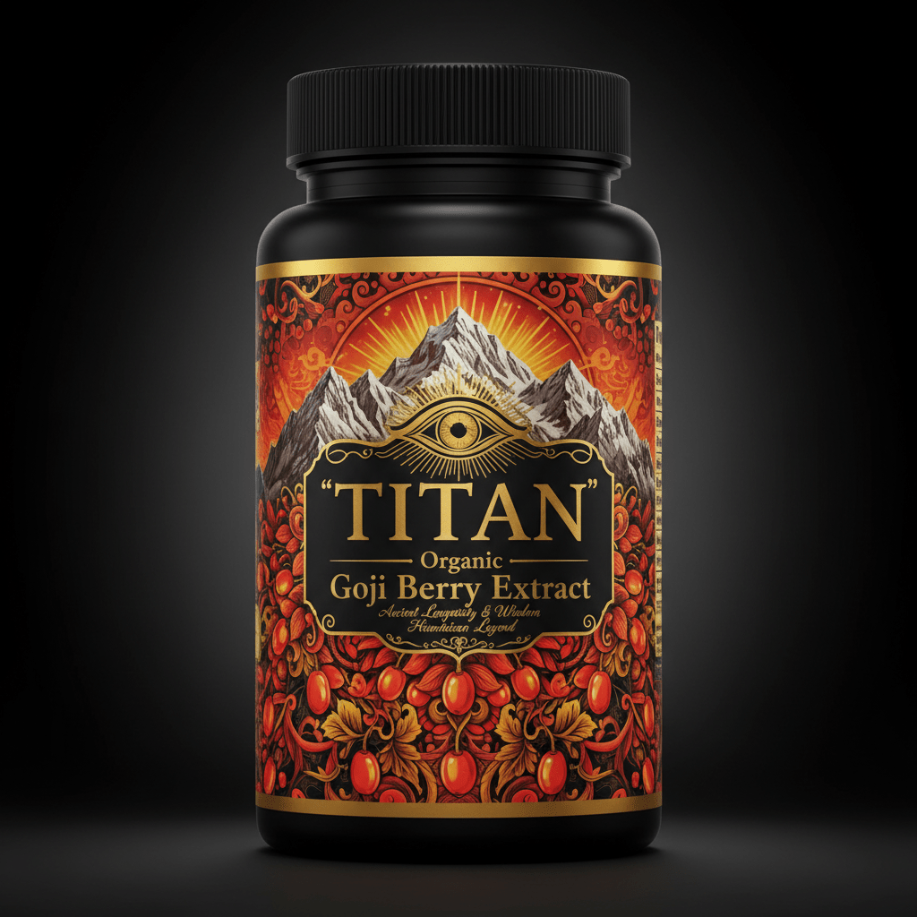 TITAN Organic Goji Berry Extract - Longevity & Vision Superfruit