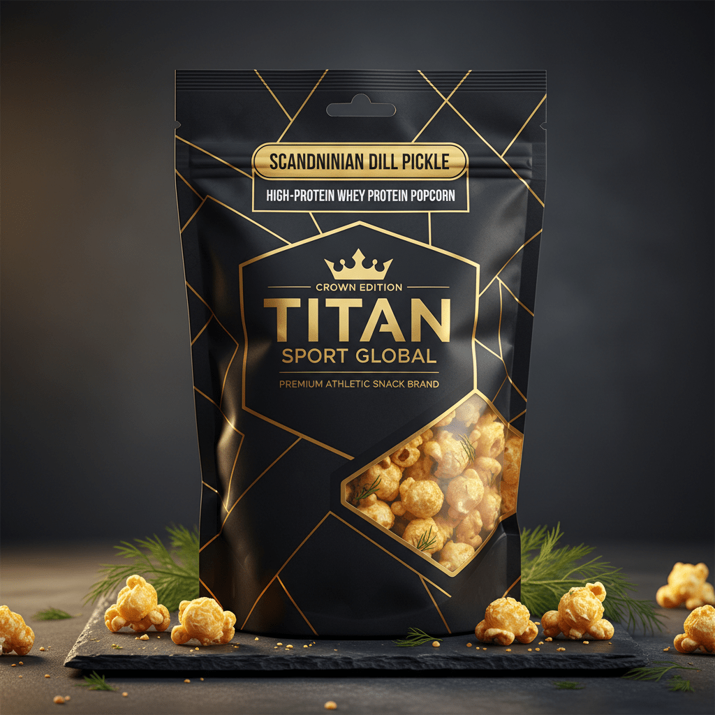 Scandinavian Dill Pickle Whey Protein Popcorn — TITAN SPORT GLOBAL