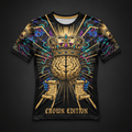 Renewed Mind Men's Compression Shirt — TITAN Crown Edition tattoo artwork