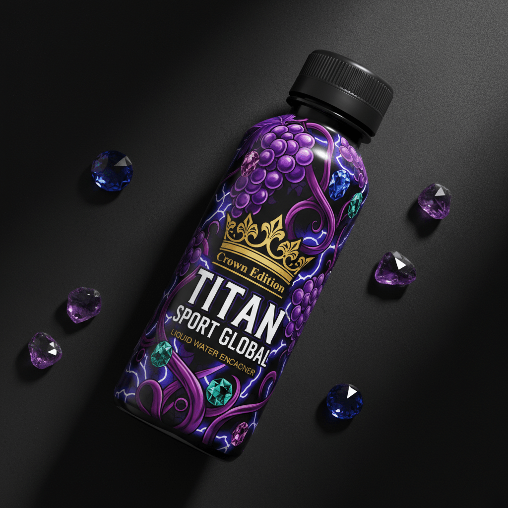 TITAN Crown Edition Grape Royale Liquid Water Enhancer