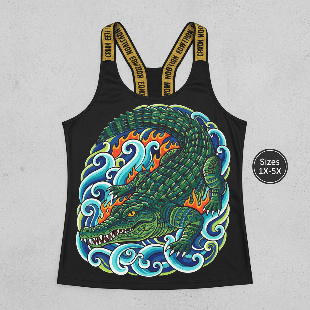 TITAN Plus Men's Crocodile River Tank — Inclusive Crown Edition