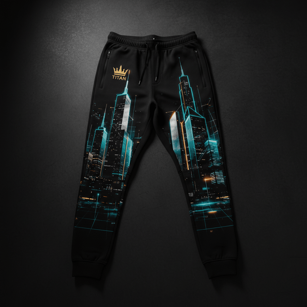 TITAN Men's Jogger Pants - Tapered Training Joggers Moisture-Wicking