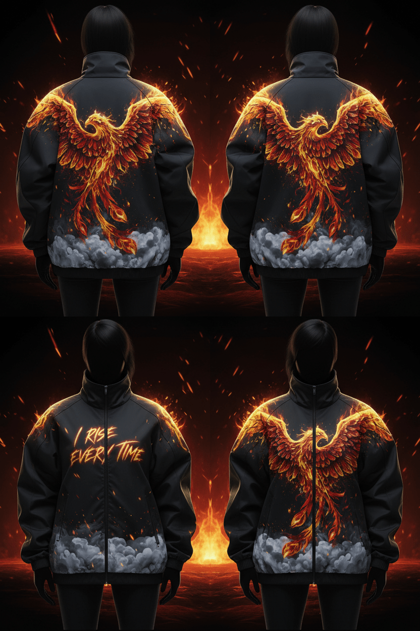 Phoenix Rising Windbreaker — Women's Warrior Drop