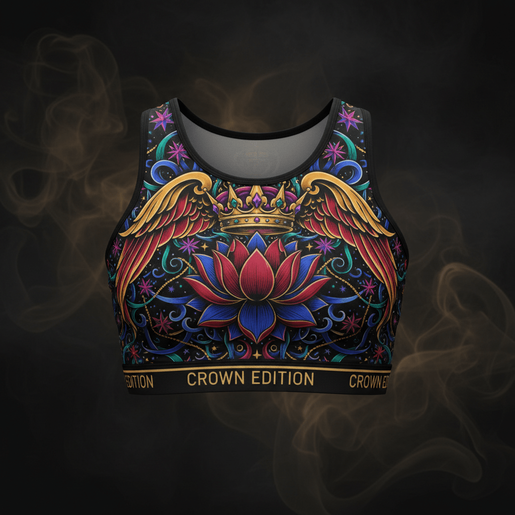 Born For This Women's Crop Top — TITAN Crown Edition tattoo artwork