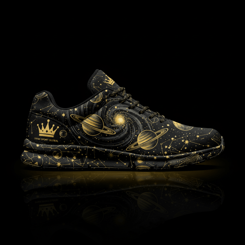 TITAN Crown Edition Celestial Galaxy Men's Training Shoe Tattoo Art
