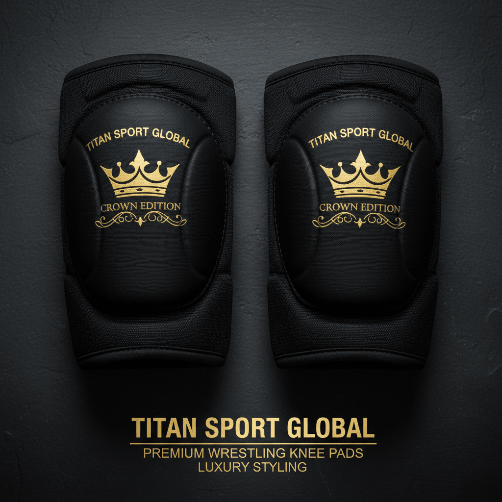 TITAN Crown Edition Wrestling Knee Pads