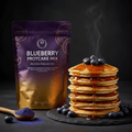 TITAN Vegan Protein Pancake Mix – Blueberry, premium product photography