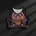 TITAN Valkyrie Phoenix Women's Crop Top — Crown Edition flat lay