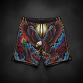 Fearless & Free Men's Shorts — TITAN Crown Edition tattoo artwork