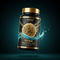 TITAN Organic Chlorella Tablets - Ultimate Detox Superfood supplement bottle