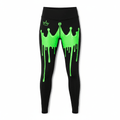 TITAN Neon Drip Crown Women’s Leggings — Crown SWAG Edition