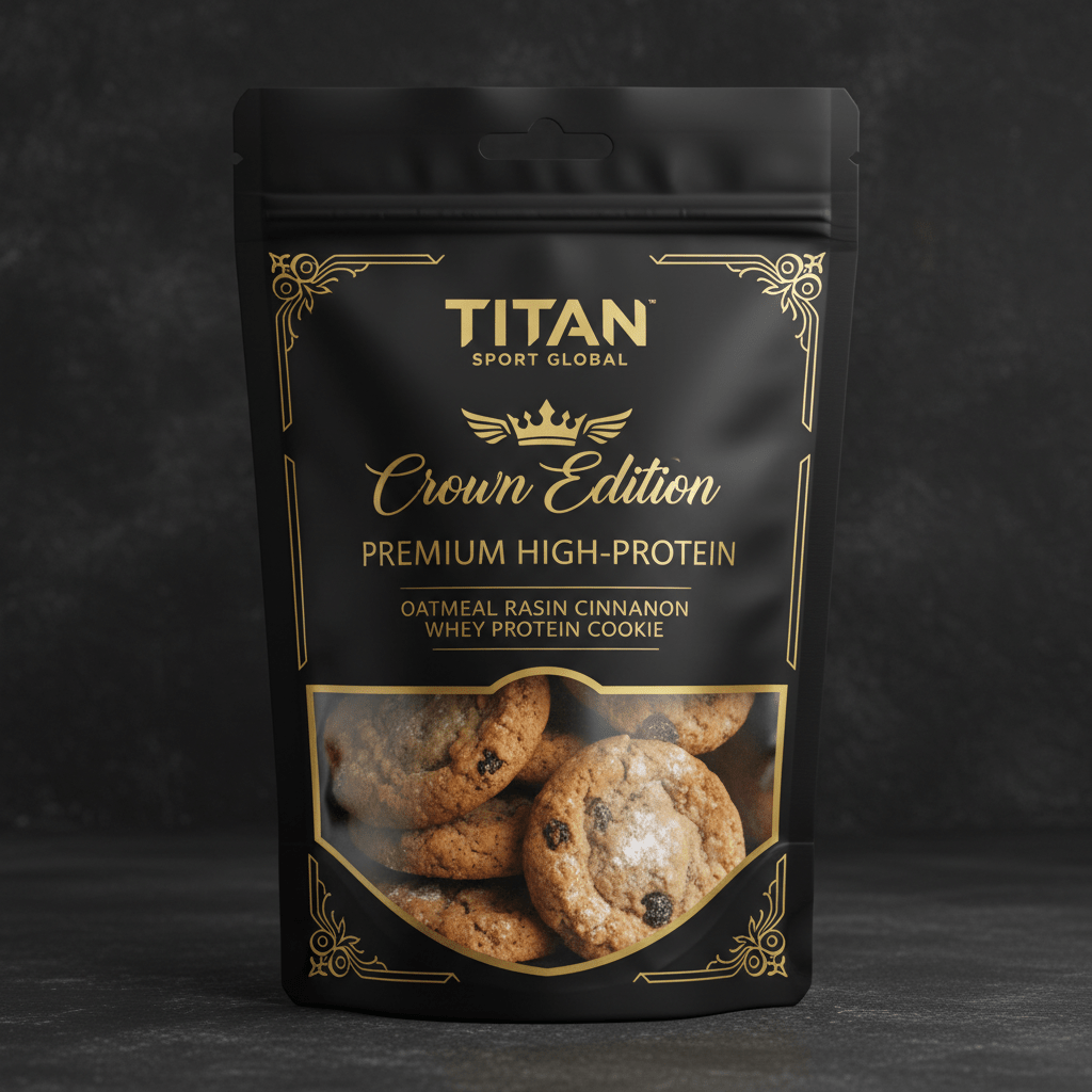 Oatmeal Raisin Cinnamon Whey Protein Cookie — TITAN SPORT GLOBAL