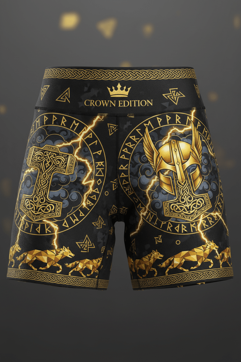 TITAN Women's Norse Viking Rune Storm Shorts — Skadi Edition