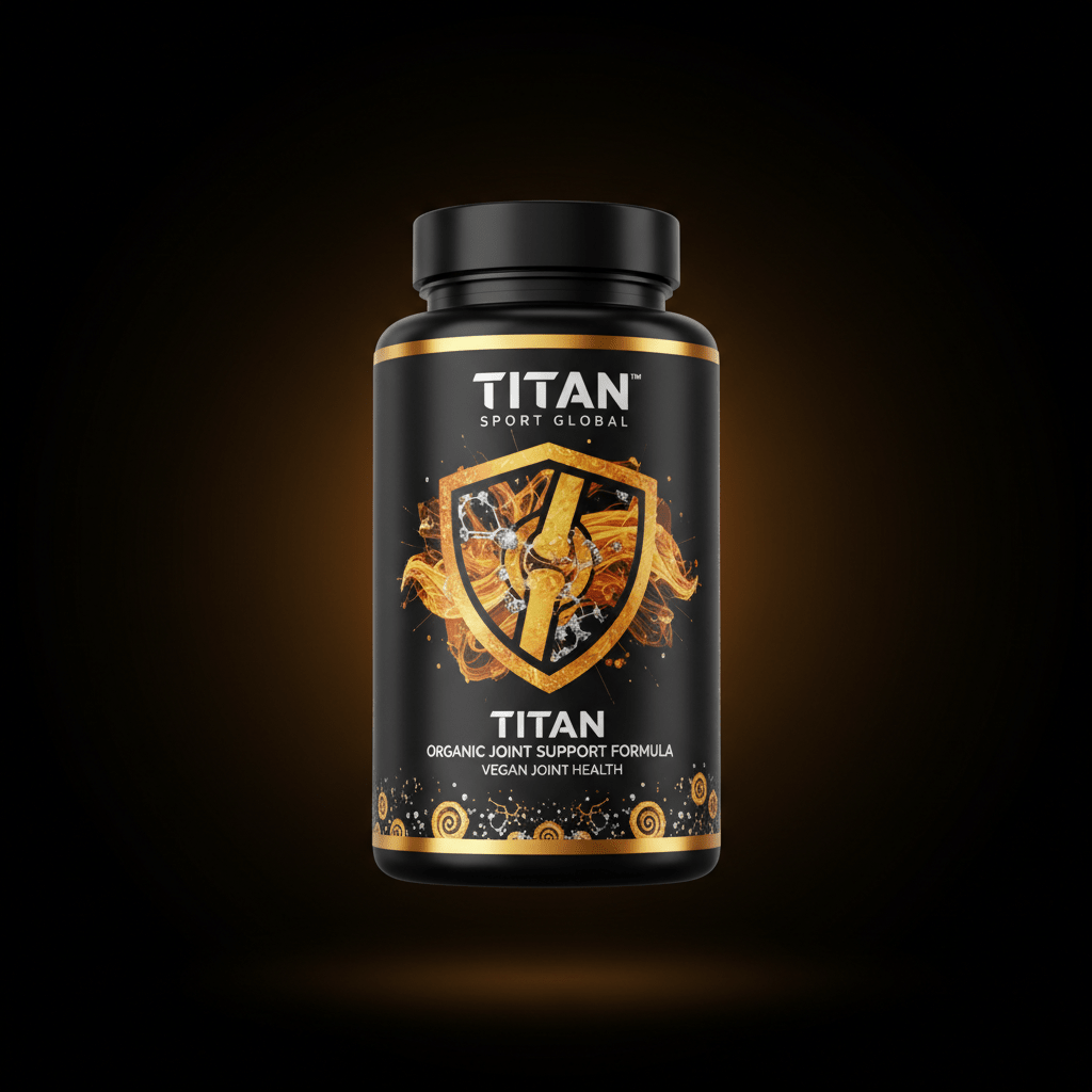 TITAN Organic Joint Support Formula Vegan Joint Health supplement bottle