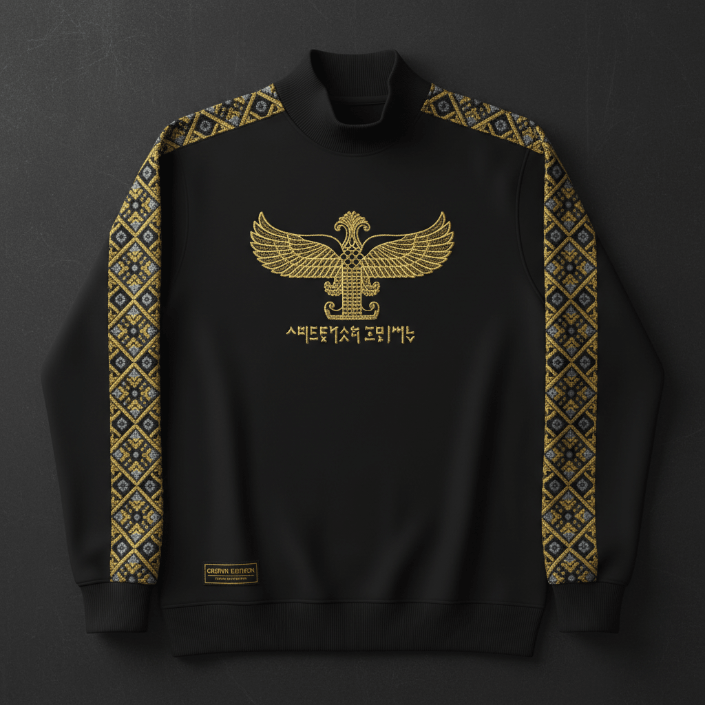 TITAN Persian Achaemenid Crewneck Turtleneck — Cyrus Edition