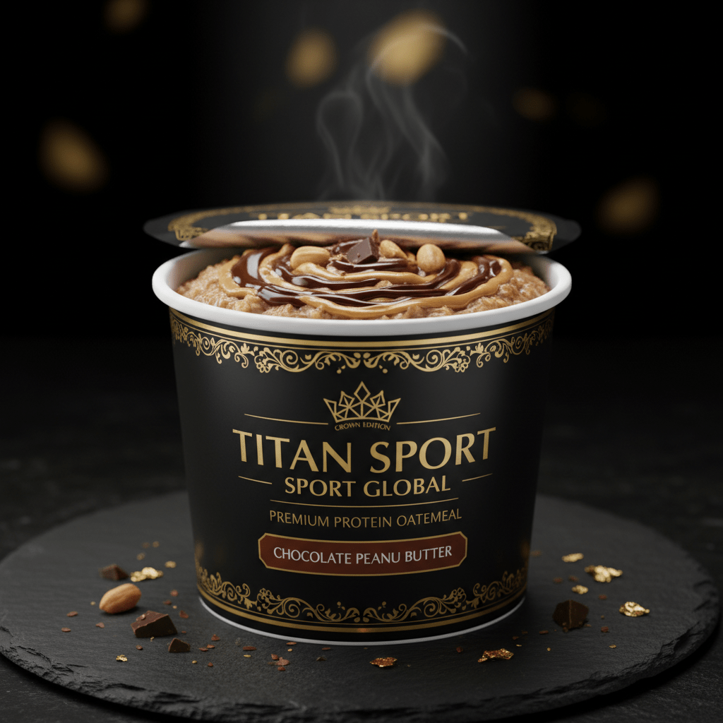 Crown High-Protein Chocolate Peanut Butter Oatmeal Cup