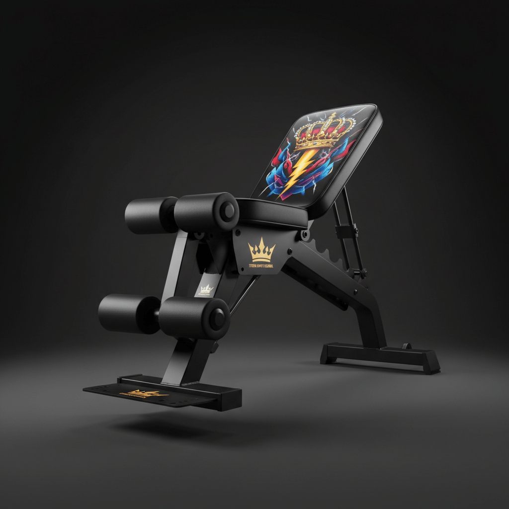 TITAN Crown Edition Nordic Curl Bench