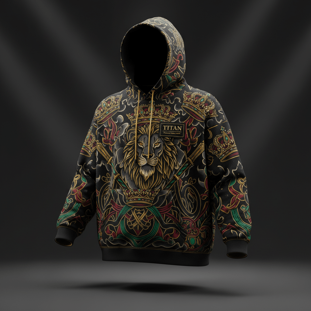 TITAN Premium Woven Label Hoodie