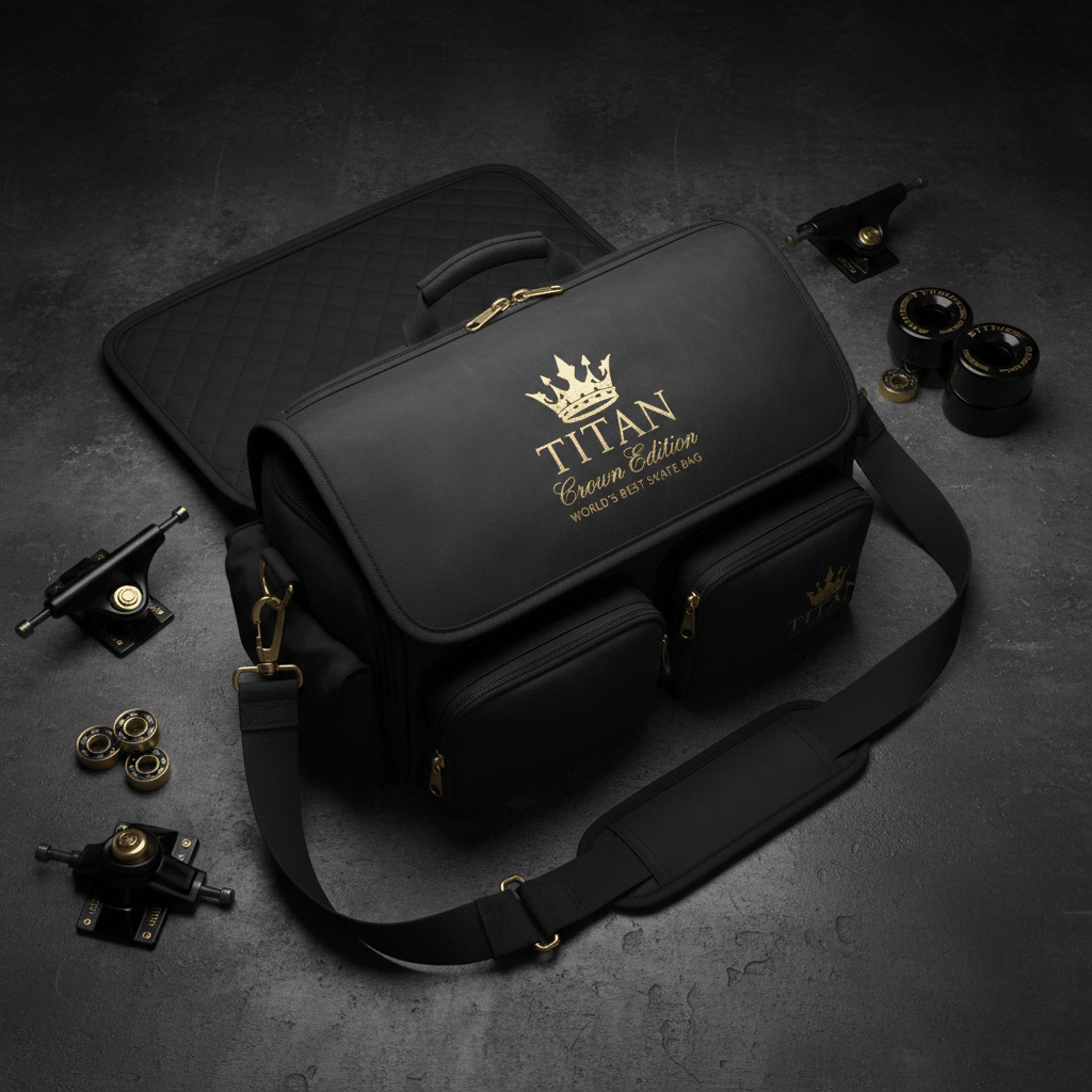 TITAN Crown Edition World's Best Skateboard Carry Bag