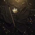 TITAN Plus-Size Crown Tracksuit SWAG LINE Black Gold