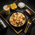 TITAN Crown Colombian Cazuela de Mariscos high-protein fish weekly monthly meal plan bundle