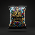 TITAN Protein Chips Sea Salt & Vinegar — Crown Edition bold tattoo-style artwork