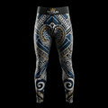 TITAN Maori Ocean Wave Compression Tights Crown Edition