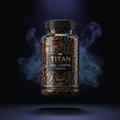 TITAN Zinc + Copper Capsules - Crown Edition tattoo-style artwork