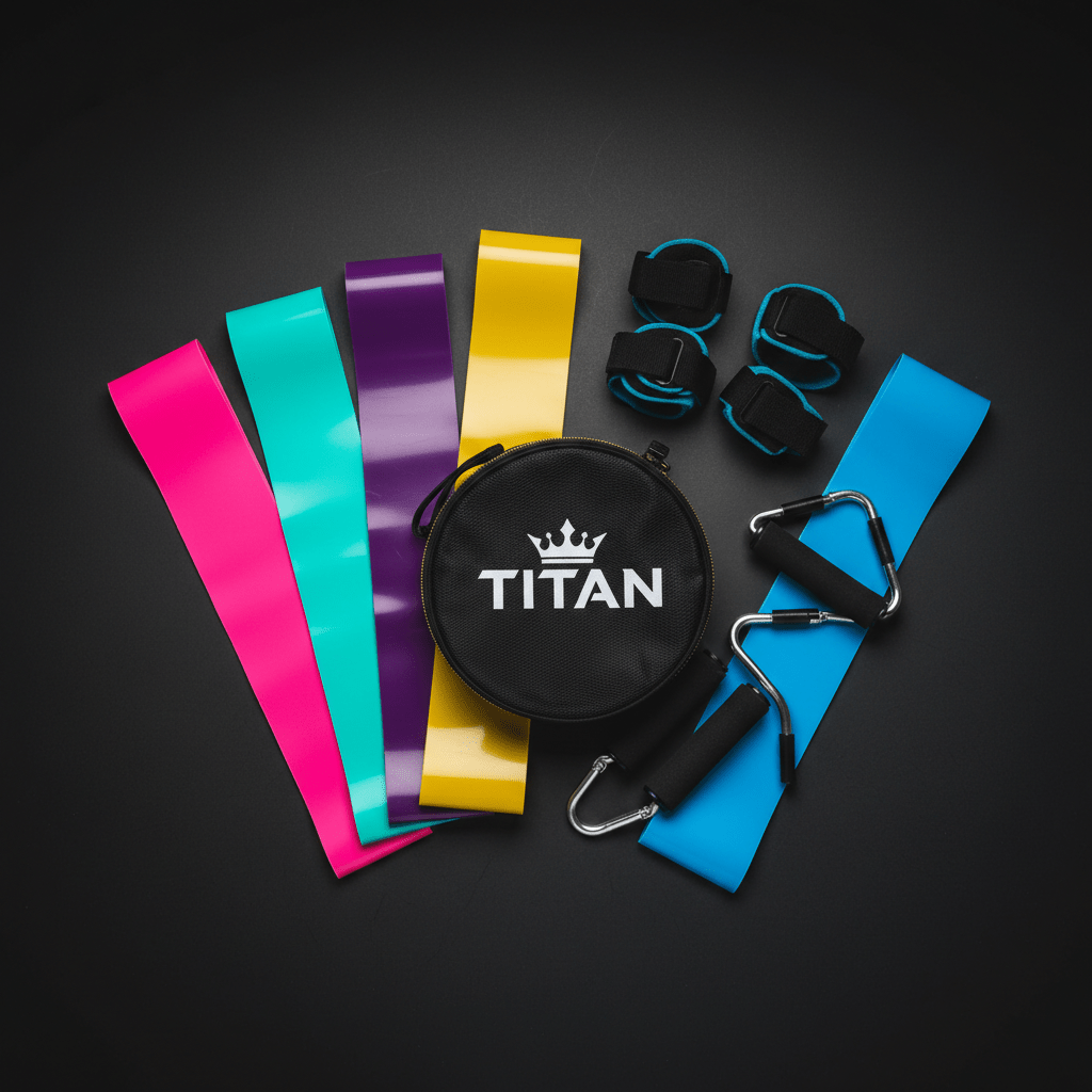 TITAN Resistance Band Full Kit — Crown Edition