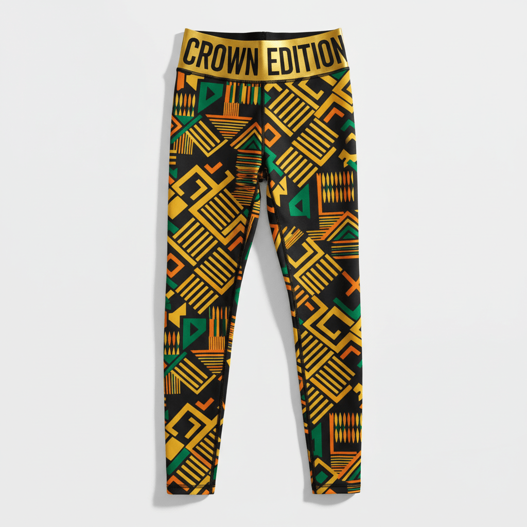 TITAN Women's Kente Queen Tights — Ashanti Edition