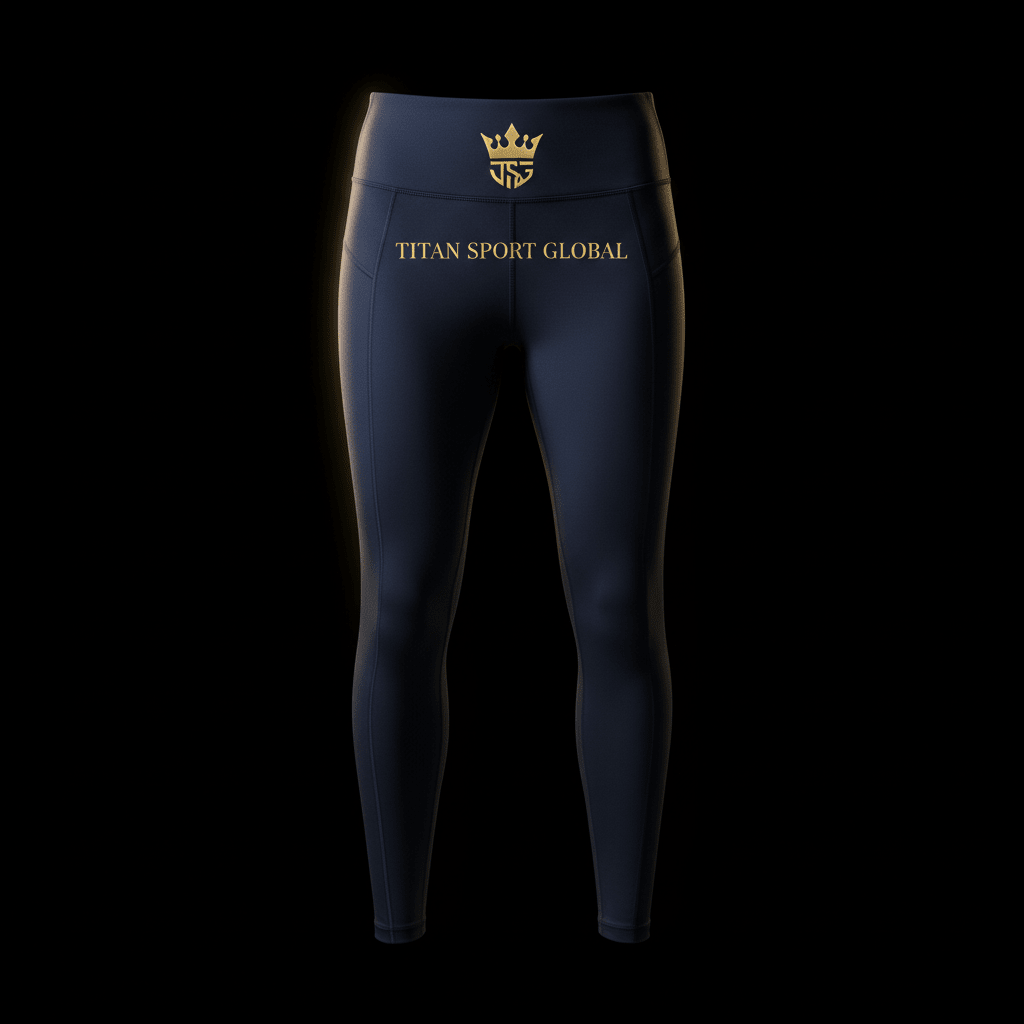 TITAN Compression Leggings - Navy Blue Elite Edition