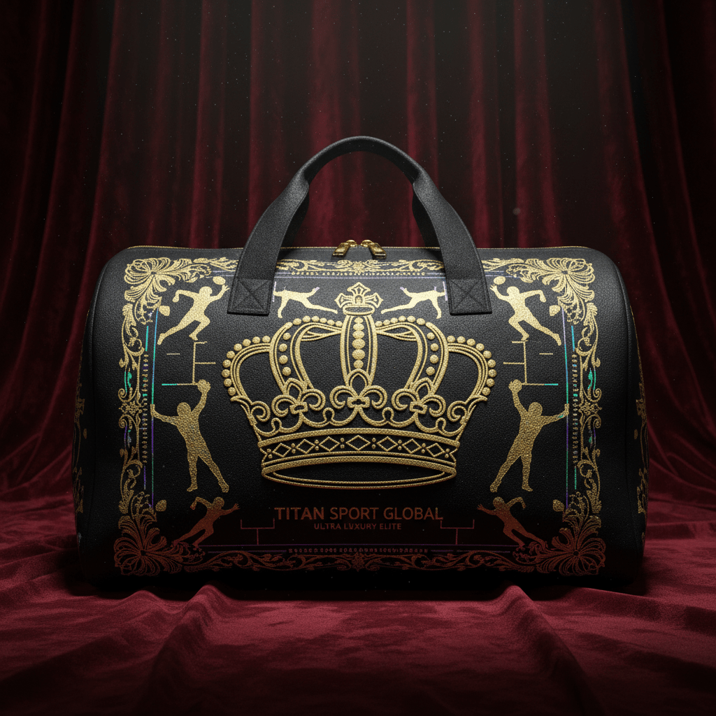 TITAN Crown Elite Football Equipment Bag — End Zone Crown Edition