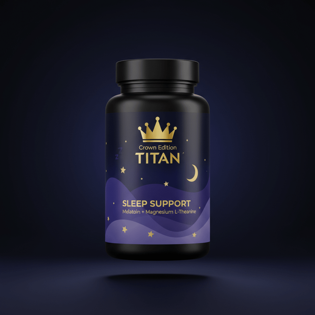 TITAN Sleep Support — Melatonin, Magnesium & L-Theanine for Athletes