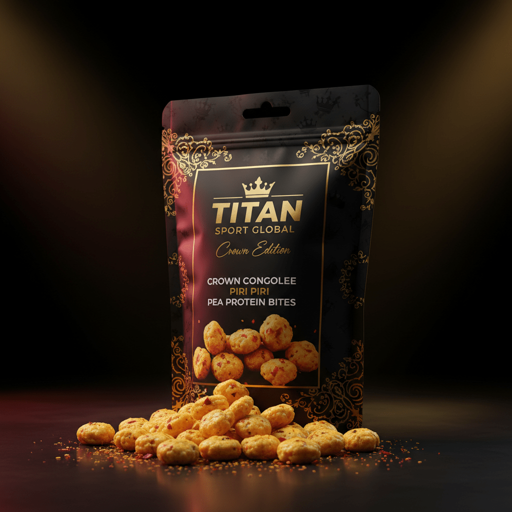 Crown Congolese Piri Piri Pea Protein Bites - TITAN SPORT GLOBAL