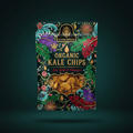 TITAN Organic Kale Chips Sea Salt & Vinegar — Crown Edition bold tattoo-style artwork