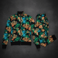 TITAN Women's Tropical Crown Tracksuit matching set flat lay