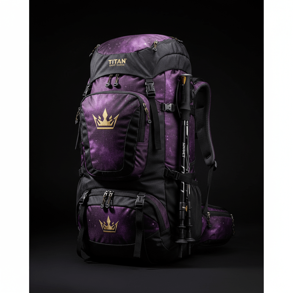 TITAN Off-Grid Trekking Backpack — Galaxy Crown SWAG