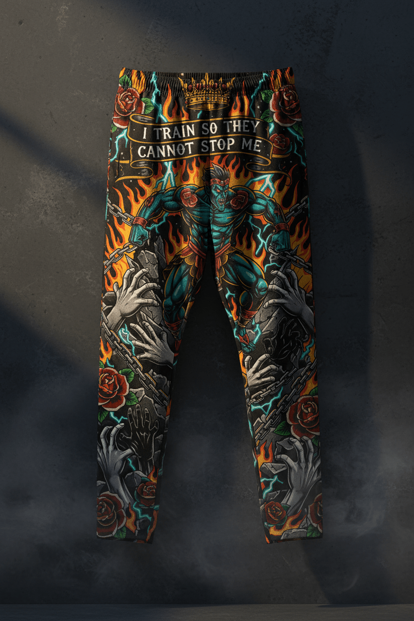 TITAN I Train So They Cannot Stop Me Joggers - Wall Hang