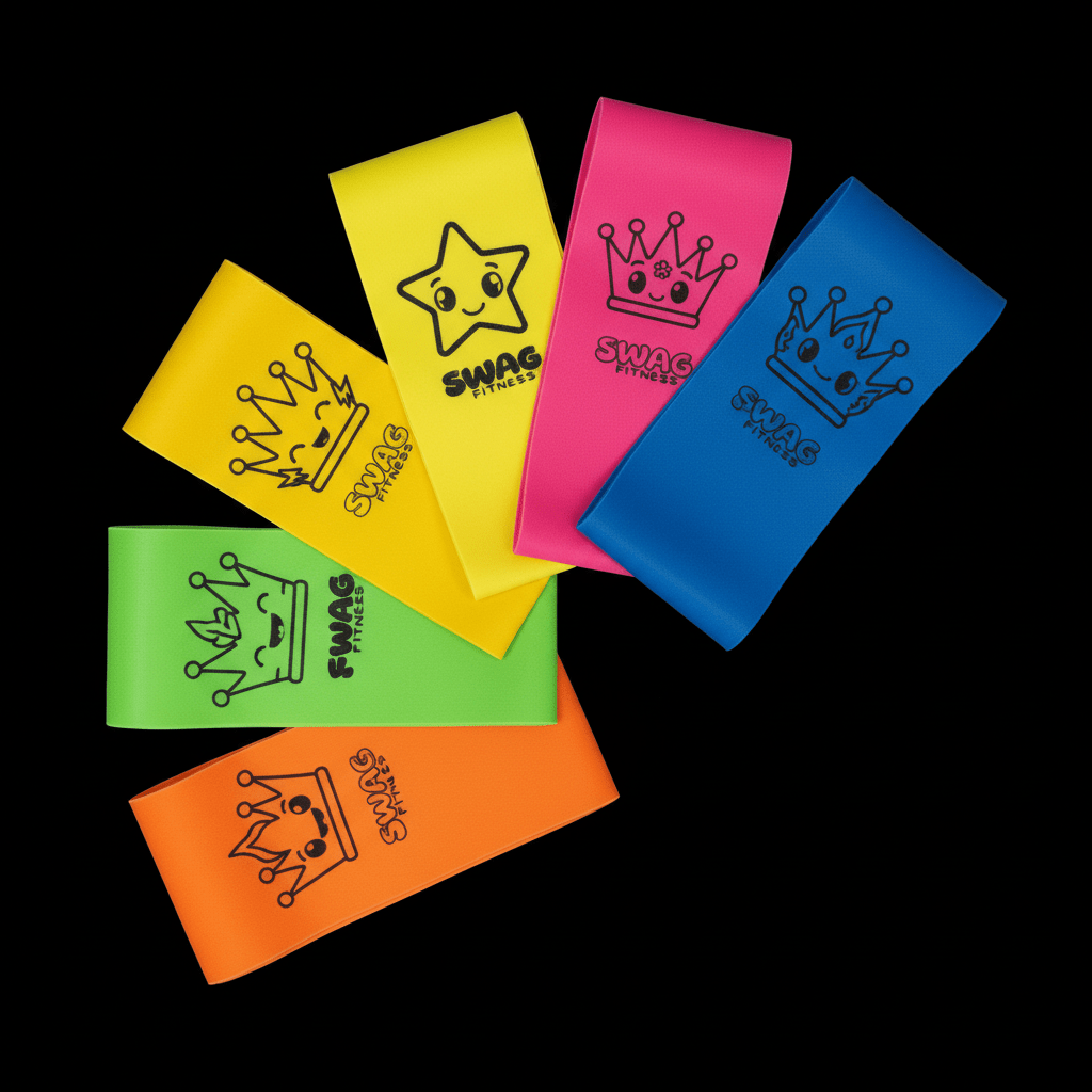 TITAN Kids Resistance Bands Superhero Crown Edition 5-Pack