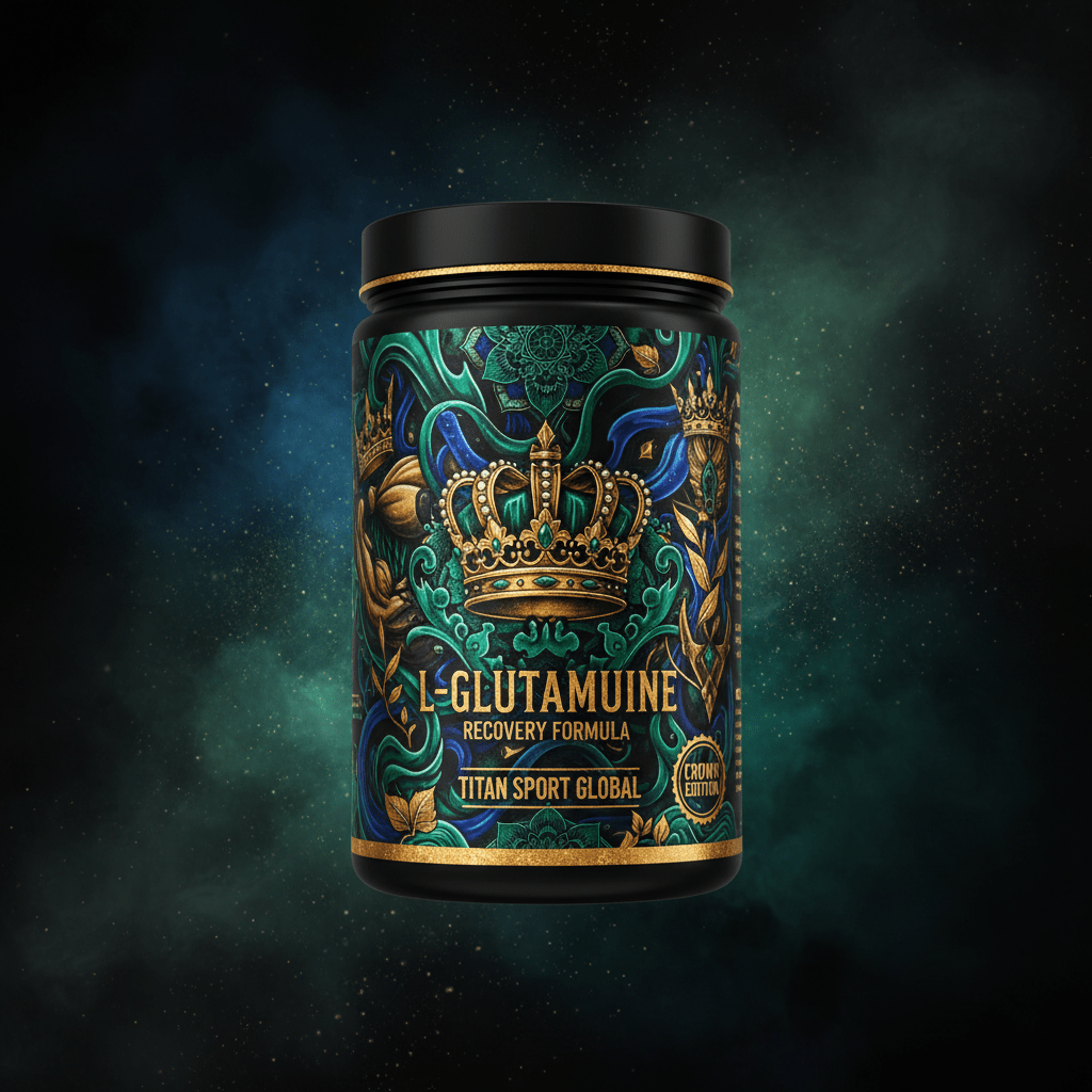 TITAN Vegan L-Glutamine Powder Unflavored — Crown Edition