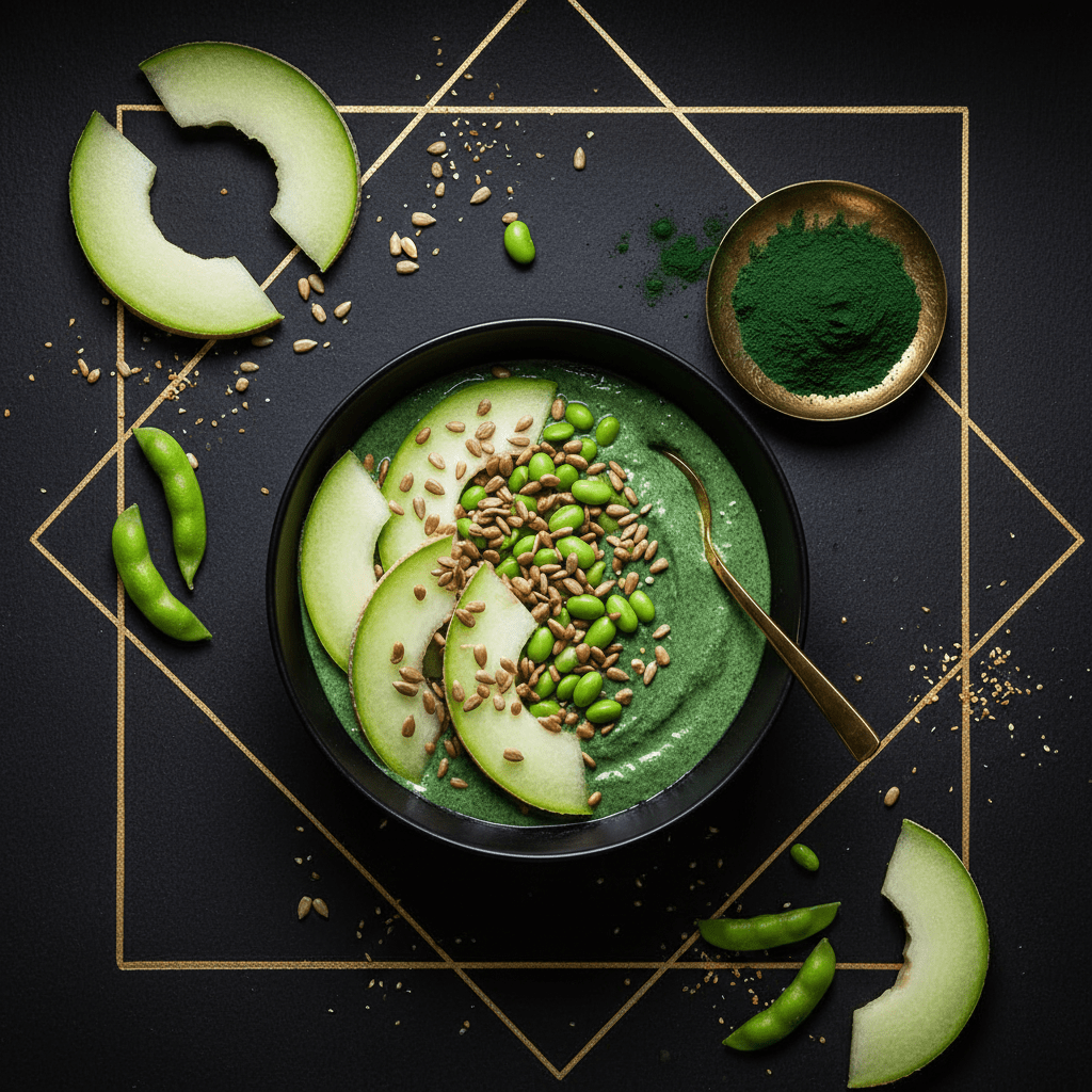 TITAN Honeydew Spirulina Athlete Bowl