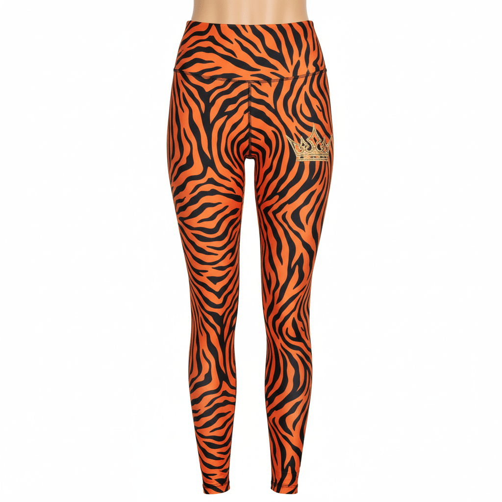 TITAN Tiger Flame Women’s Leggings — Crown SWAG Edition