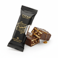 Crown Edition Salted Honey Pretzel Dark Chocolate Bar — matte black gold foil wrapper