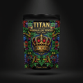 TITAN Organic Moringa Leaf Powder — Pure, Crown Edition tattoo-style artwork