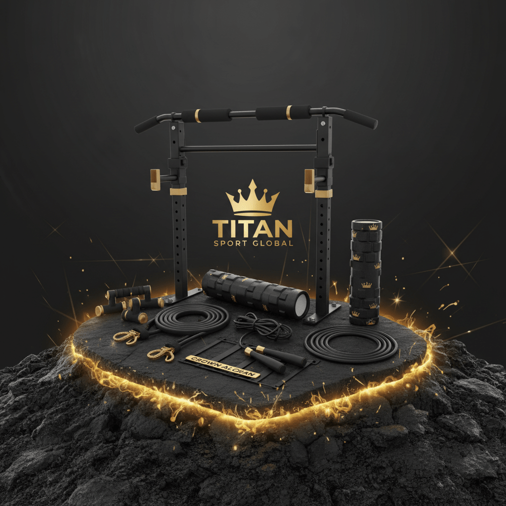 TITAN All-In-One Teen & Young Athlete Home Gym System Crown Edition