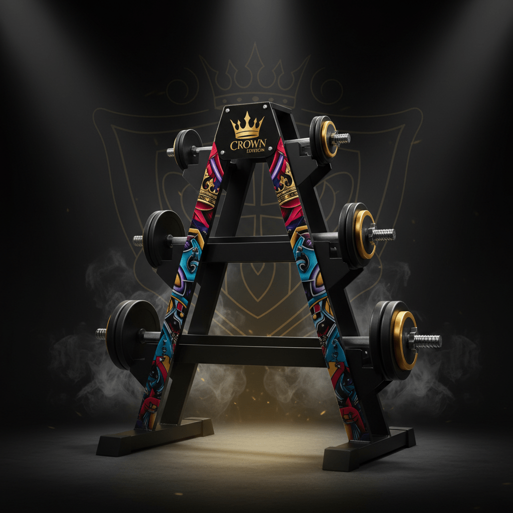 TITAN Crown Edition 3-Tier Dumbbell Rack
